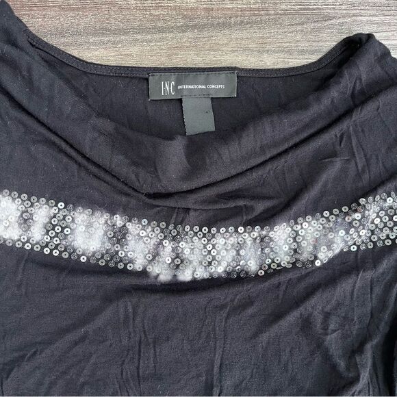 I.N.C. International Concepts Sequin Sleeveless Top Medium - Picture 4 of 10